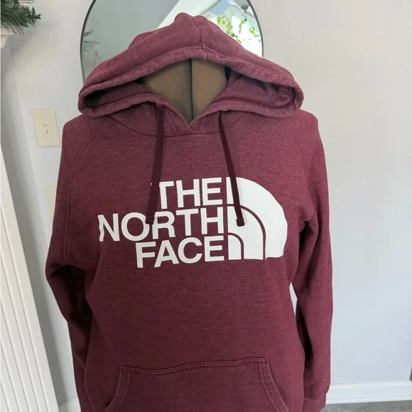 The North Face Maroon Women's Hoodie - Picture 1 of 3